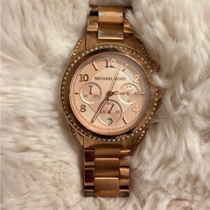 Michael Kors Metallic Rose Timepiece